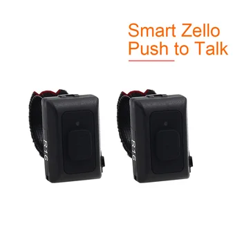 2KS Bezdrátové Bluetooth Hands-Free R16 PTT Walkie Talkie Tlačítko Pro Android S iOS Nízké Energie pro Zello Práce