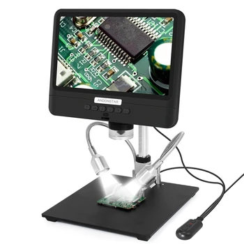 Andonstar AD208 Horké Mikroskop 8,5 Palcový Nastavitelný LCD Displej 260X Digitální Mikroskop 1080P Působnosti Telefonu PCB Pájení Nástroj