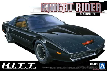 Aoshima Plastové Sestavy Model Auta 1/24 Měřítku Knight Rider 2000K.Jsem.T.T. 1. Sezóna Dospělý Kolekce DIY Montážní Sada 06320