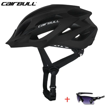 CAIRBULL Ultralehká Závodní Cyklistická Přilba s Sluneční brýle, Intergrally-Tvarované MTB Cyklistické Přilby Mountain Road Bike Přilba