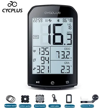 CYCPLUS M1 cyklocomputer GPS, Bezdrátové měřiče Ujeté vzdálenosti na Horském Kole Silniční Cyclocomputer Rychloměr Cyklistické Kadence Snímač Tepové Frekvence