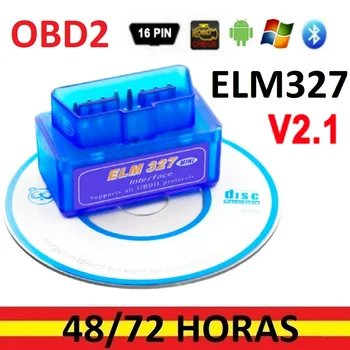 ELM327 auto diagnostické nástroje, Bluetooth V2.1 kód čtenáře, OBD2 auto diagnostický skener, Bezdrátové OBDII čtečka, Android platný multibrand, Windows, elm 327