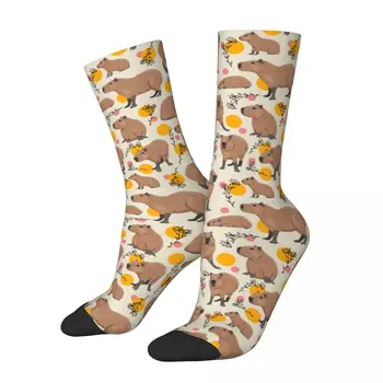 Kapybara Ponožky Muži Ženy Módní Divoká Zvířata Jižní Ameriky Ponožky Harajuku Jaro Léto Podzim Zima Ponožky Dárky