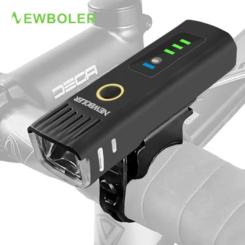 NEWBOLER Inteligentní Indukční Kolo Světlo Přední USB Dobíjecí Zadní Světlo LED Reflektor MTB Kolo Lampa Cyklistika Svítilna Na Kolo