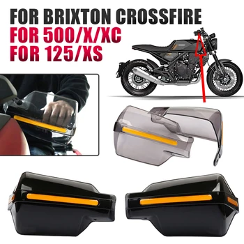 Pro Brixton Crossfire 500 X XC 500X 125XS 125 XS moto Příslušenství Handguard Sklo Ruky Stráže Wind Shield Protector