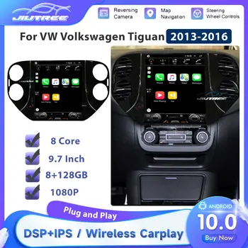 Pro VW Volkswagen Tiguan 2013 2014 2015 2016 Android 10 Auto Rádio Multimediální Vertikální Tesla Obrazovka Navigace GPS, Stereo