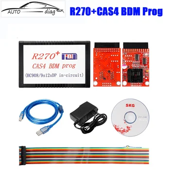 R270+ V1.20 BDM Programátor Pro BMW CAS4 Profesionální Auto Klíč Programátor, R270+ Podpora M35080 PK AK90+ CAS4 BDM eeprom adapté