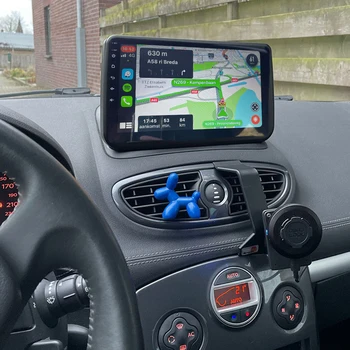 Rádio 2Din Pro Renault Clio 3 Clio3 2006 Android 12 Navigační 128 GB ROM, GPS, Dotykový Displej Stereo, Auto Multimediální Video Přehrávač