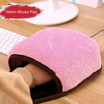 Vyhřívaná Podložka Myši Bezpečný Mouse Mat Zahustit Tepelné Kreativní Zimní Teplý Polštářek, Podložka Pod Myš