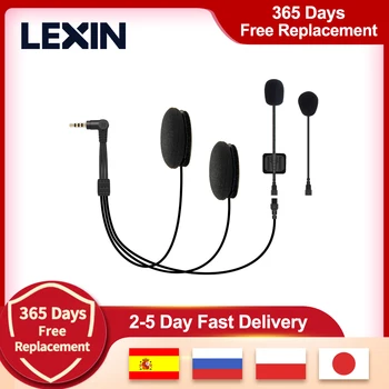Značka LEXIN Intercom Sluchátka Příslušenství pro LX-FT4 Helmu Reproduktor s Oběma Mikrofon, Vysoká Kvalita Zvuku Hluku Cancellaction